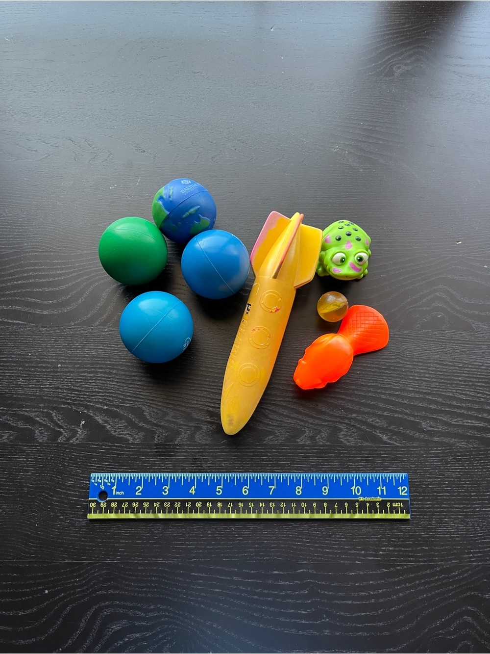 Pool Toys Bundle - Poolmaster Yellow Rocket Torpedo Dive Toy Stress Balls - Picture 7 of 11